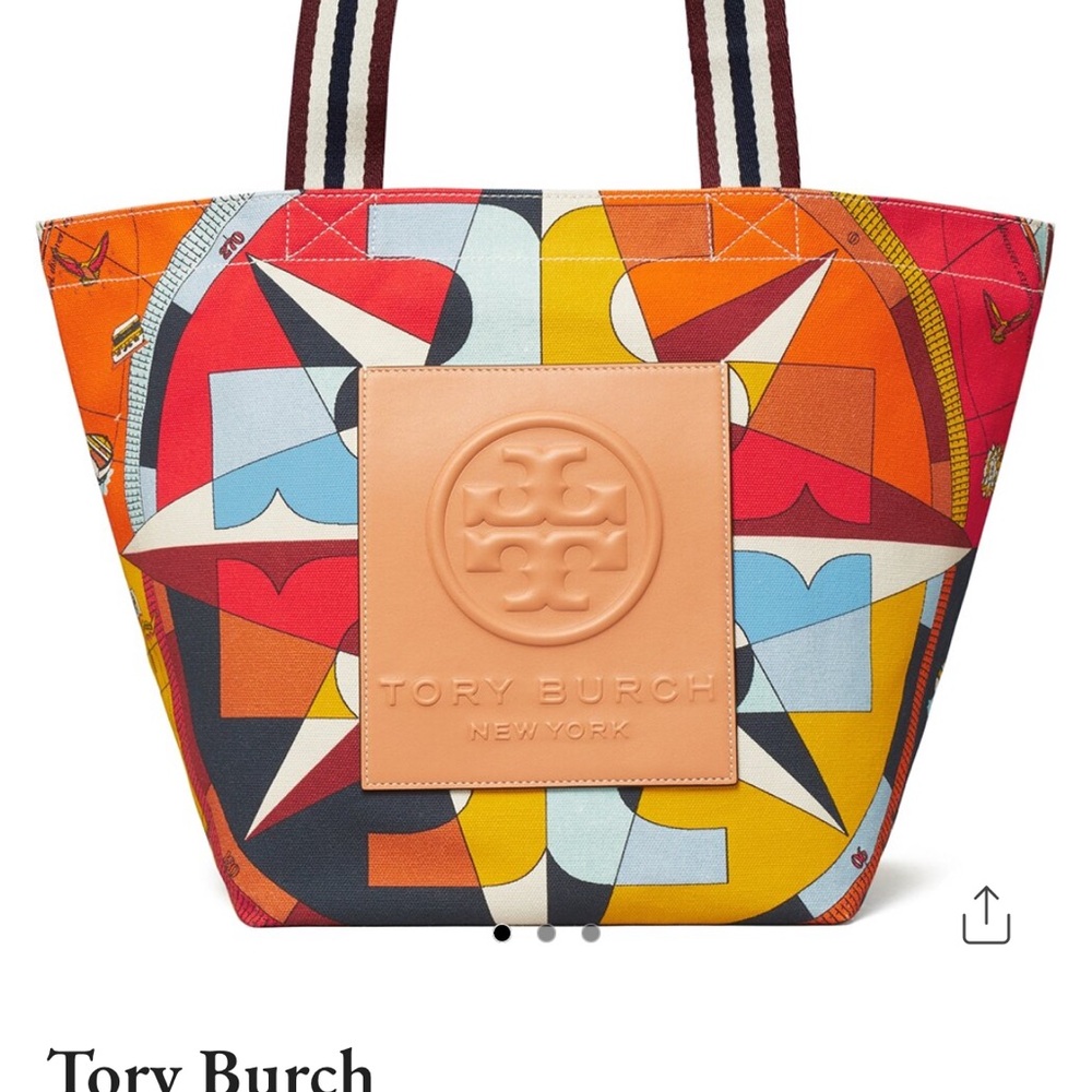 NWT Tory Burch Printed Large Tote Bag